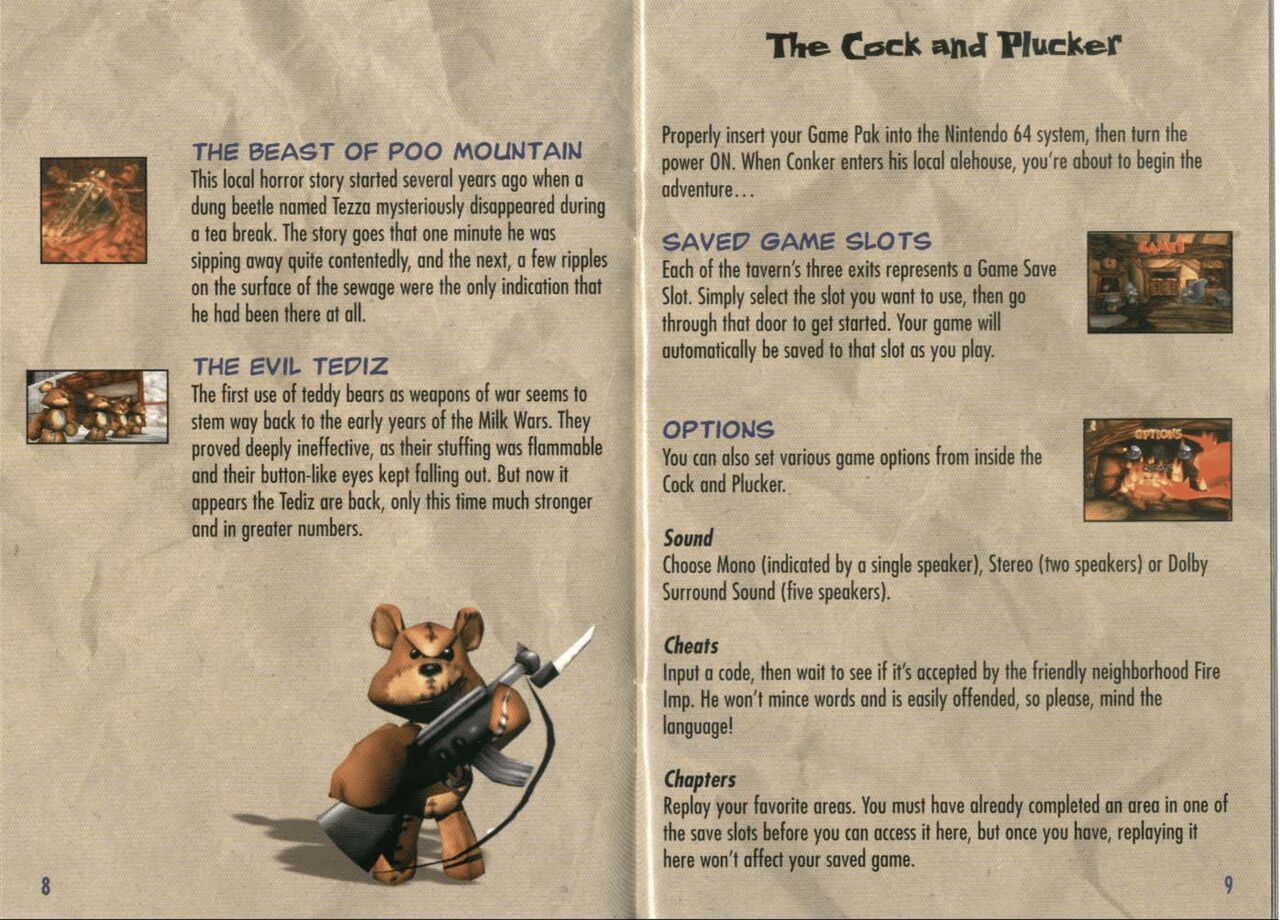 Conker's Bad Fur Day (N64) - game manual 6