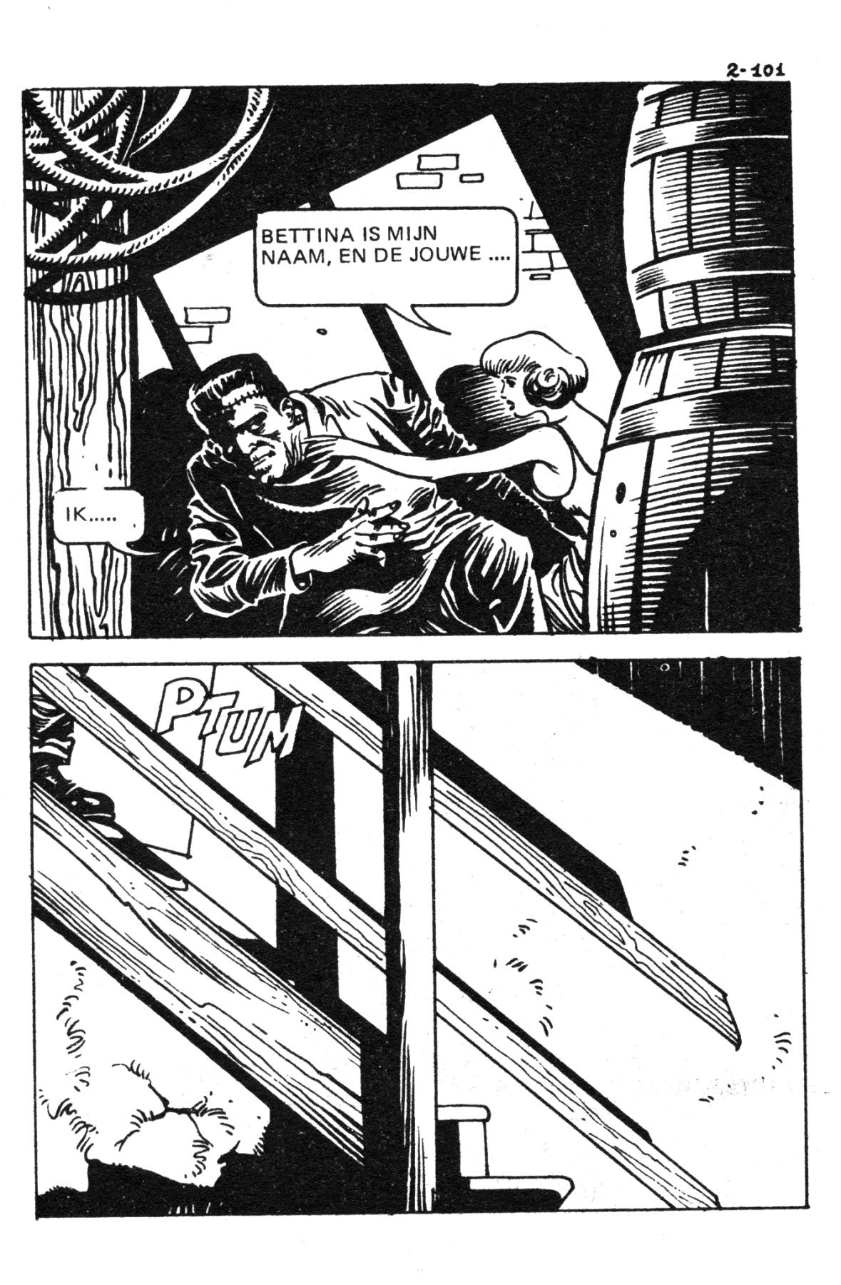 Frankenstein - 02 - Jouw Dood (Dutch) Zo...ik heb nog 7 strips van de Frankenstein serie...die doen we even! 103