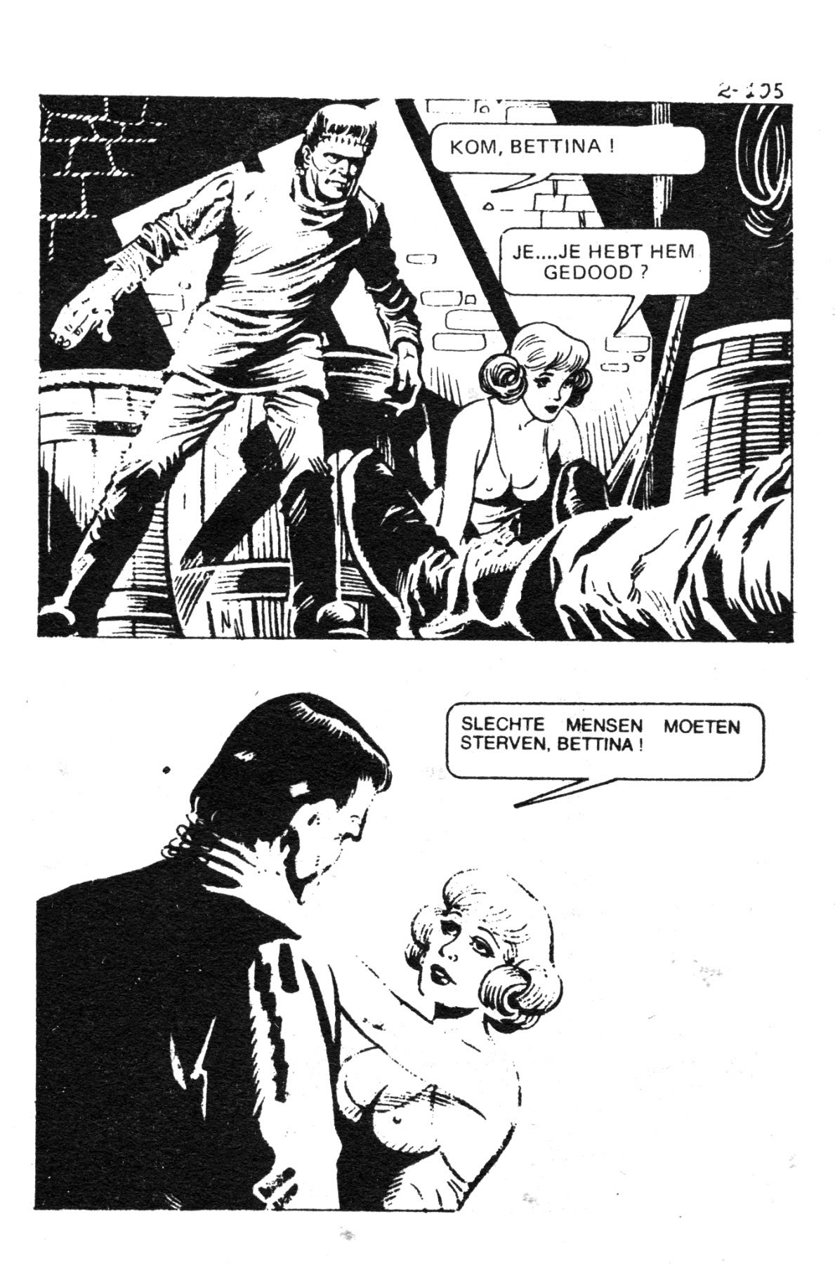 Frankenstein - 02 - Jouw Dood (Dutch) Zo...ik heb nog 7 strips van de Frankenstein serie...die doen we even! 107