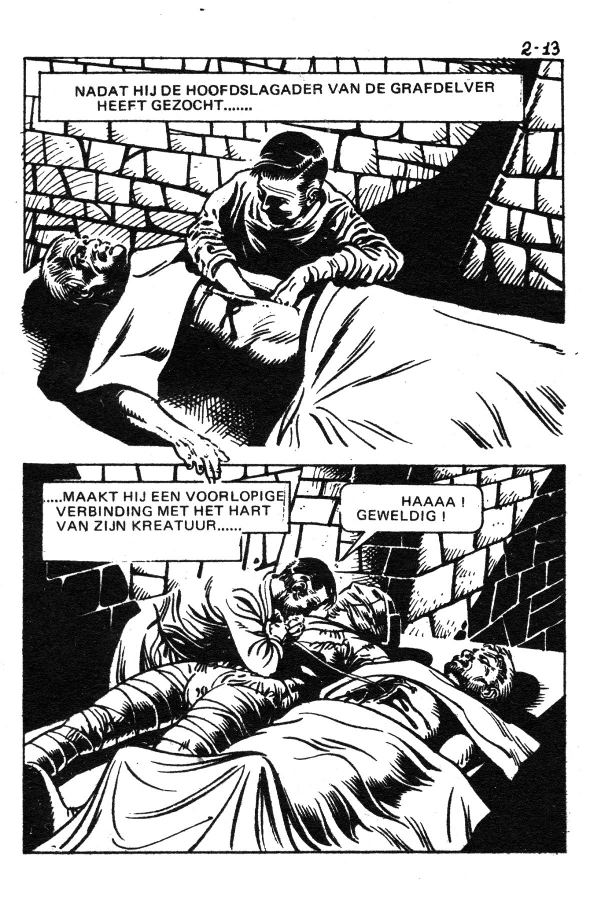 Frankenstein - 02 - Jouw Dood (Dutch) Zo...ik heb nog 7 strips van de Frankenstein serie...die doen we even! 15
