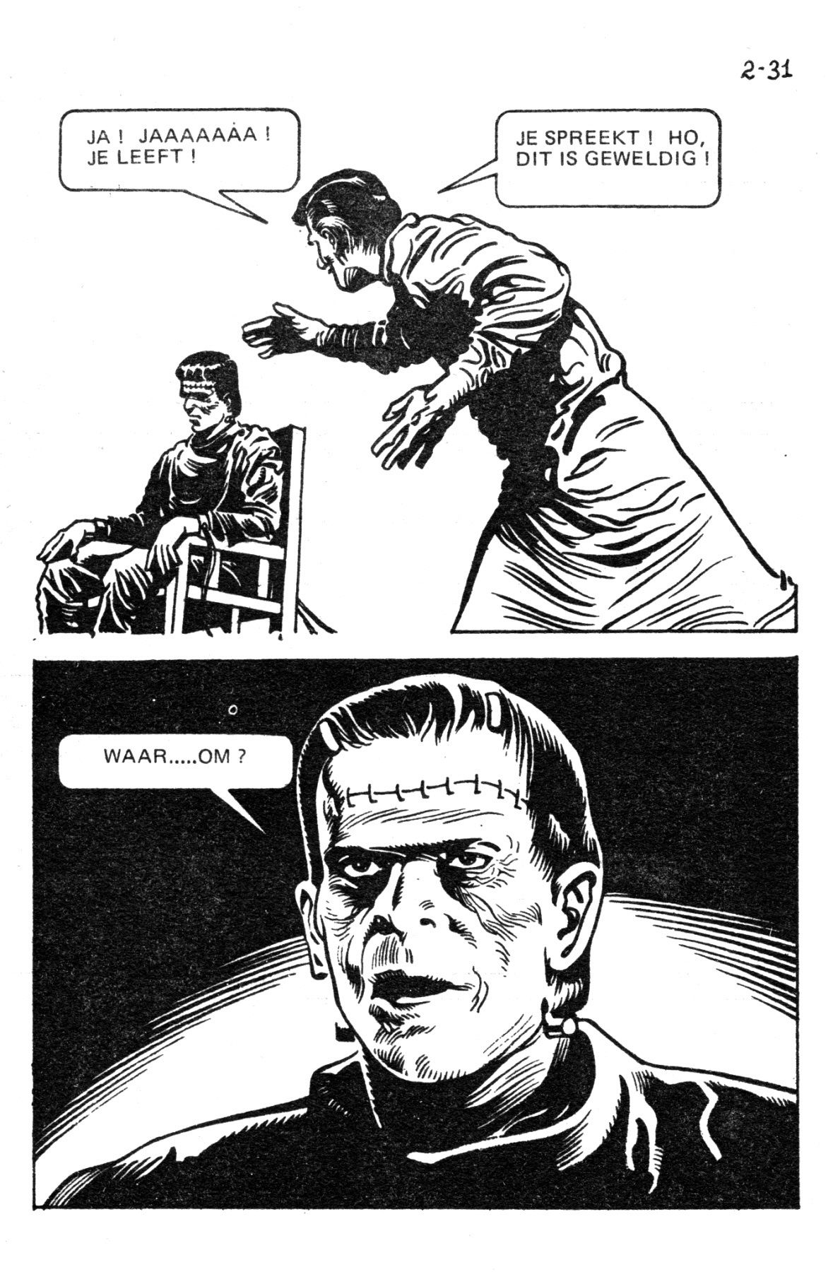 Frankenstein - 02 - Jouw Dood (Dutch) Zo...ik heb nog 7 strips van de Frankenstein serie...die doen we even! 33