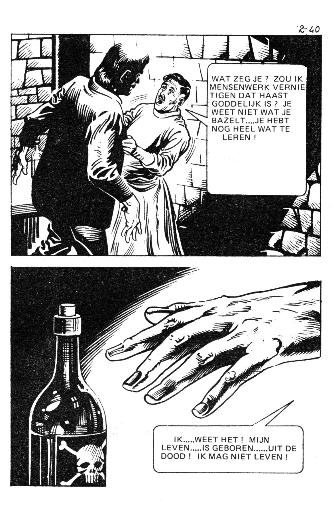 Frankenstein - 02 - Jouw Dood (Dutch) Zo...ik heb nog 7 strips van de Frankenstein serie...die doen we even! 42