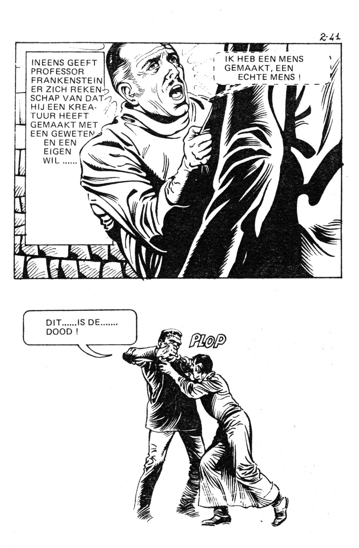 Frankenstein - 02 - Jouw Dood (Dutch) Zo...ik heb nog 7 strips van de Frankenstein serie...die doen we even! 43