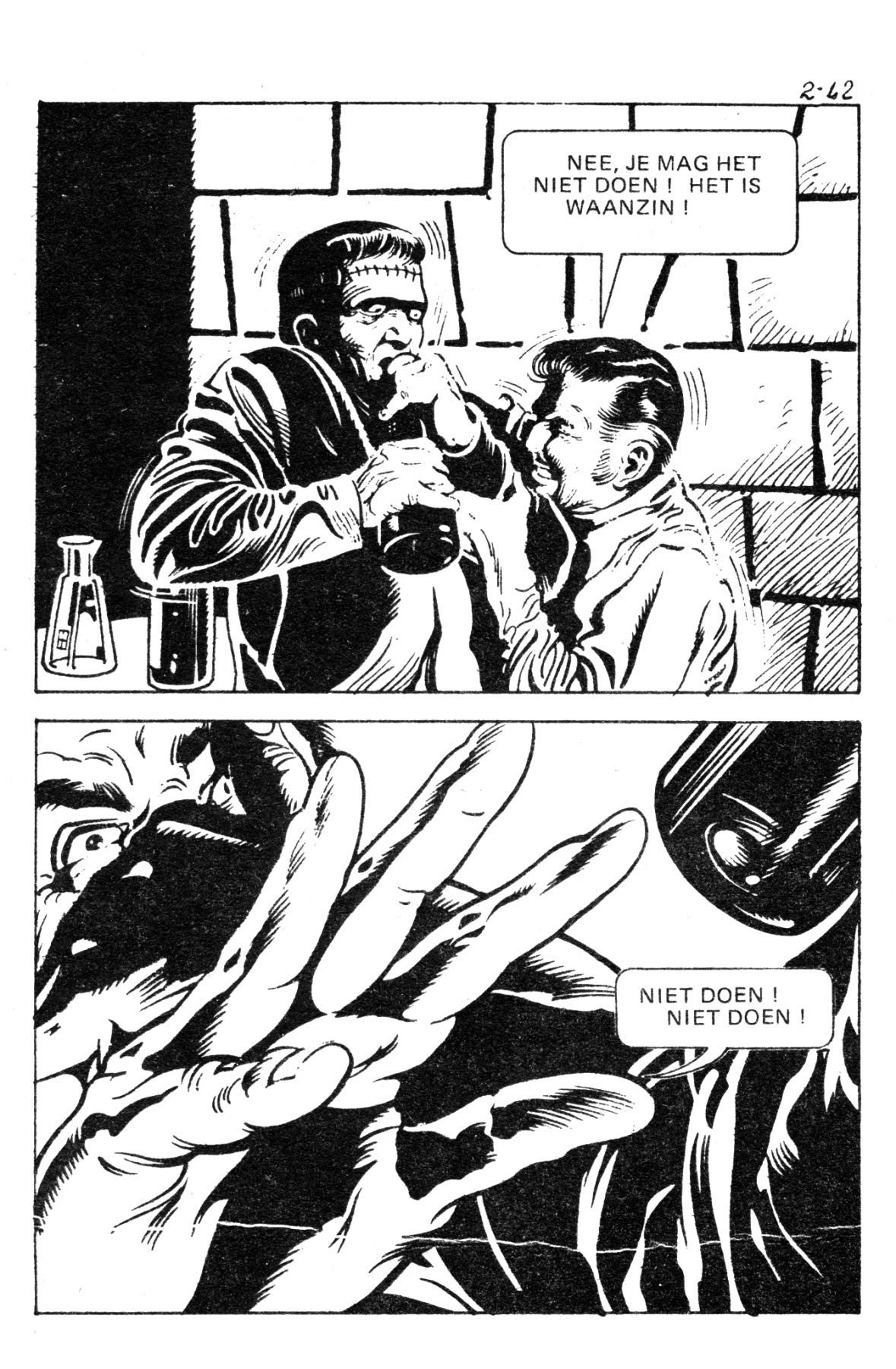 Frankenstein - 02 - Jouw Dood (Dutch) Zo...ik heb nog 7 strips van de Frankenstein serie...die doen we even! 44