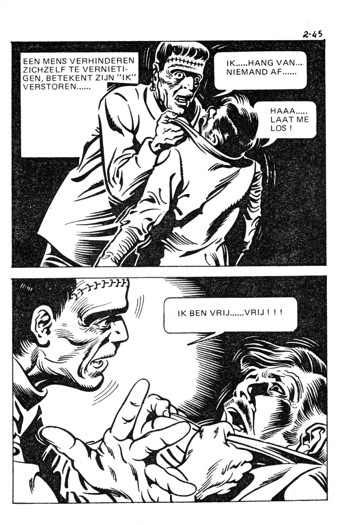 Frankenstein - 02 - Jouw Dood (Dutch) Zo...ik heb nog 7 strips van de Frankenstein serie...die doen we even! 47