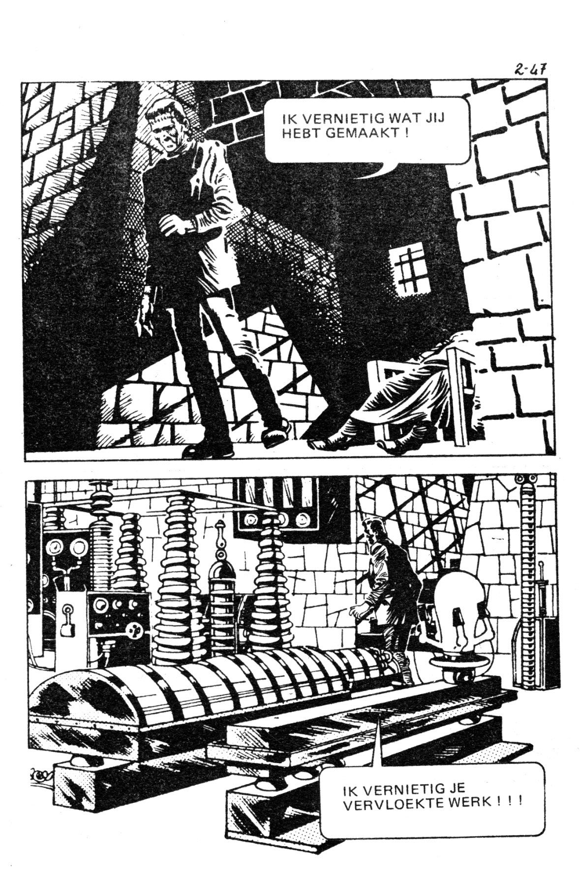 Frankenstein - 02 - Jouw Dood (Dutch) Zo...ik heb nog 7 strips van de Frankenstein serie...die doen we even! 49