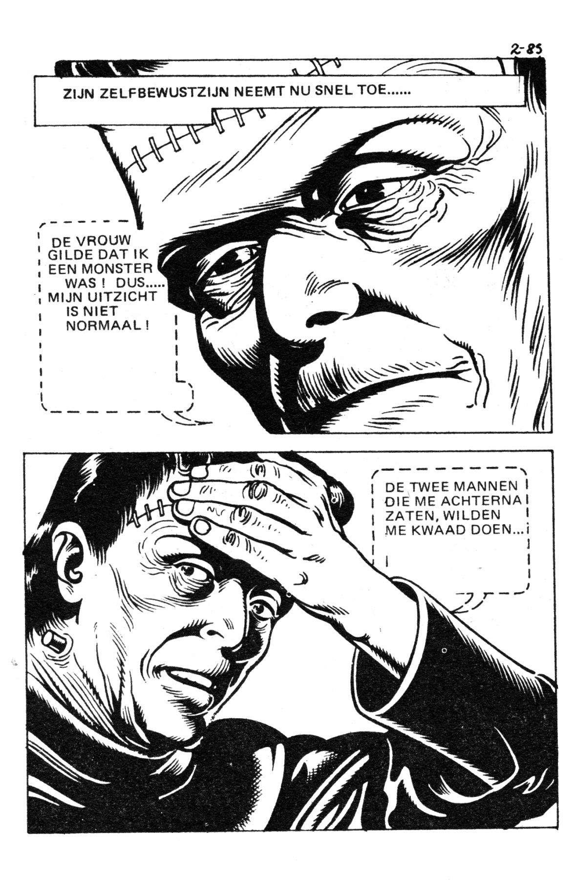 Frankenstein - 02 - Jouw Dood (Dutch) Zo...ik heb nog 7 strips van de Frankenstein serie...die doen we even! 87