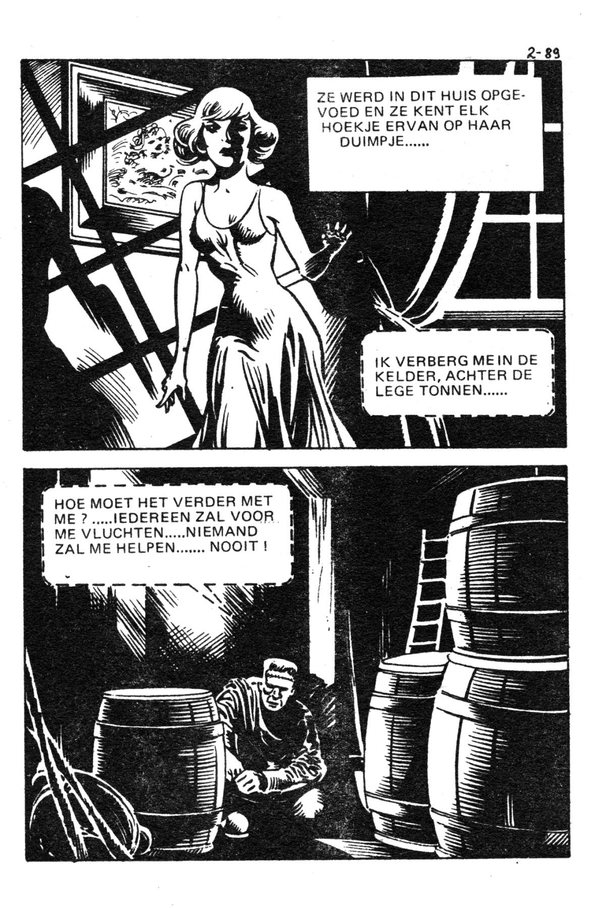Frankenstein - 02 - Jouw Dood (Dutch) Zo...ik heb nog 7 strips van de Frankenstein serie...die doen we even! 91