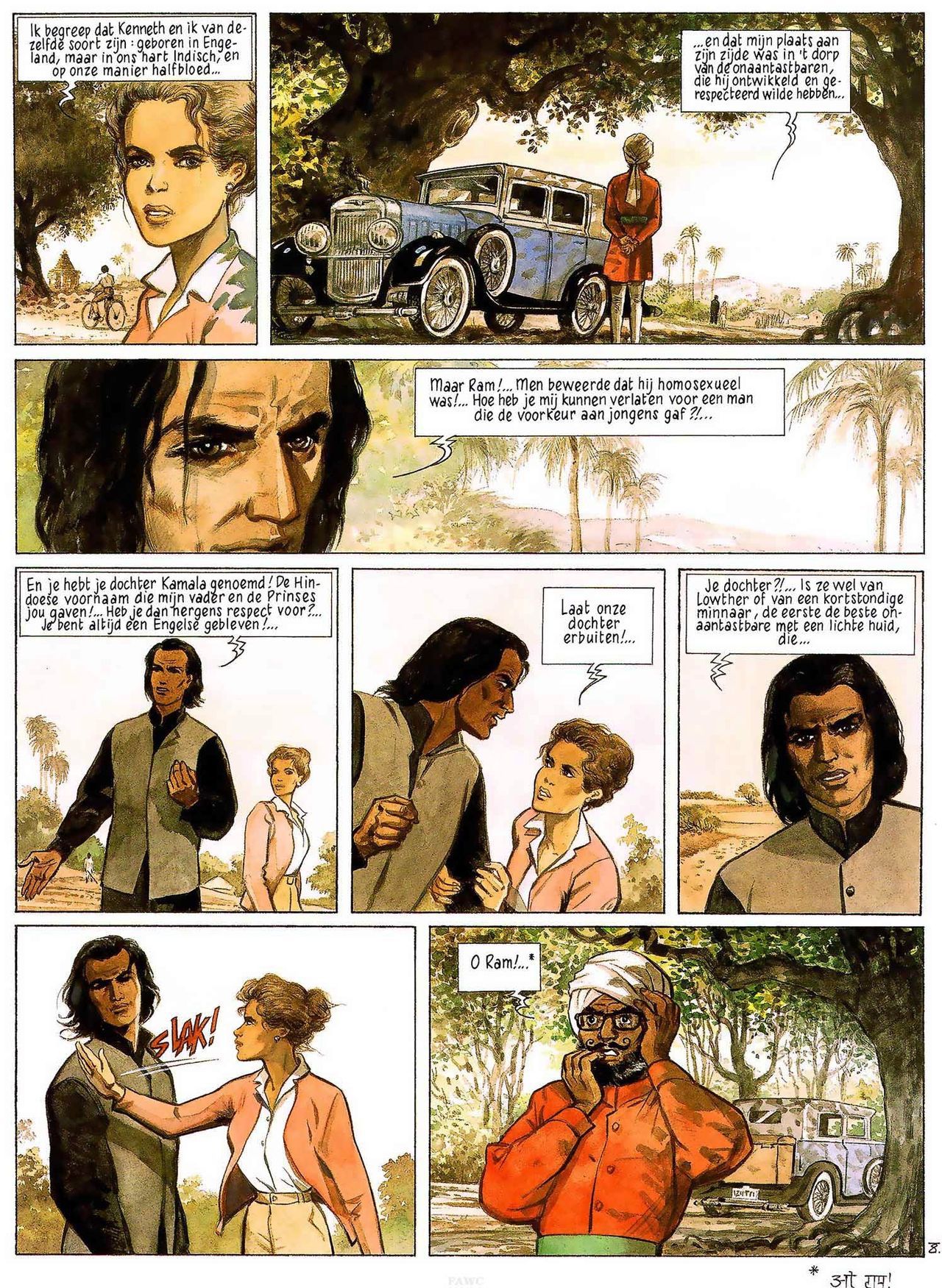 India Dreams - 03 - In De Schaduw Van De Bougainvilles (Dutch) Engelstalige en Duitse strips die op deze site staan, hier is de Nederlandse uitgave! 10
