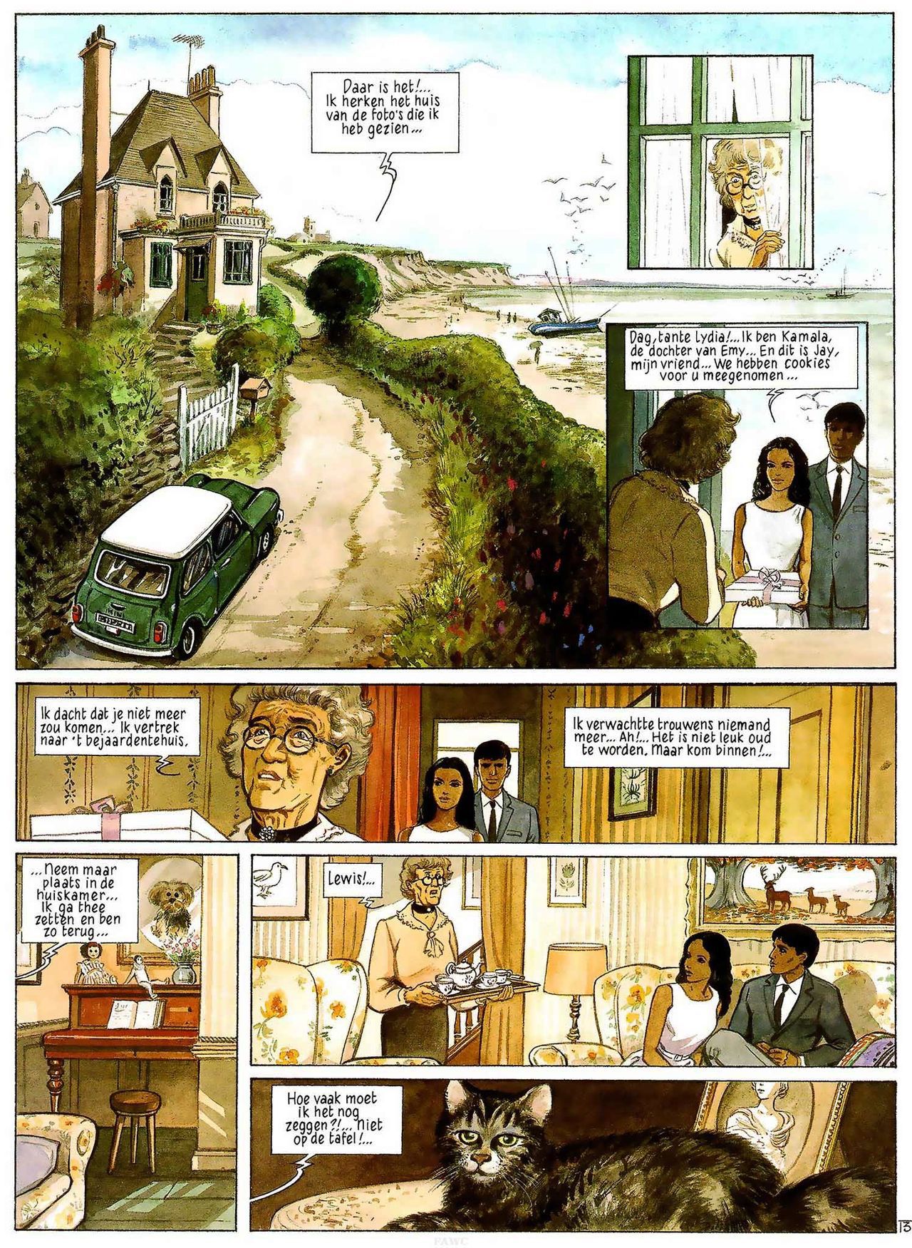 India Dreams - 03 - In De Schaduw Van De Bougainvilles (Dutch) Engelstalige en Duitse strips die op deze site staan, hier is de Nederlandse uitgave! 15