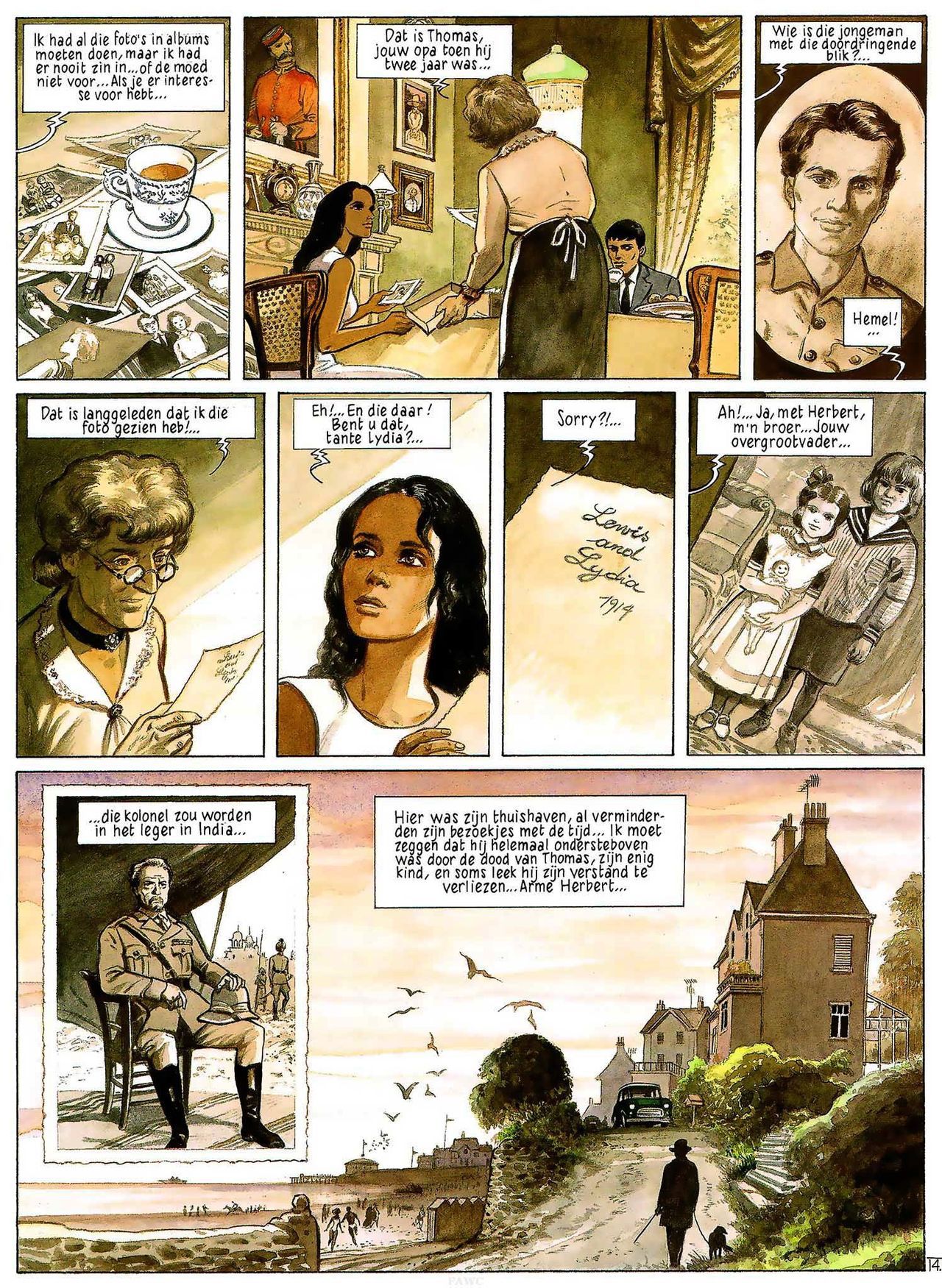 India Dreams - 03 - In De Schaduw Van De Bougainvilles (Dutch) Engelstalige en Duitse strips die op deze site staan, hier is de Nederlandse uitgave! 16