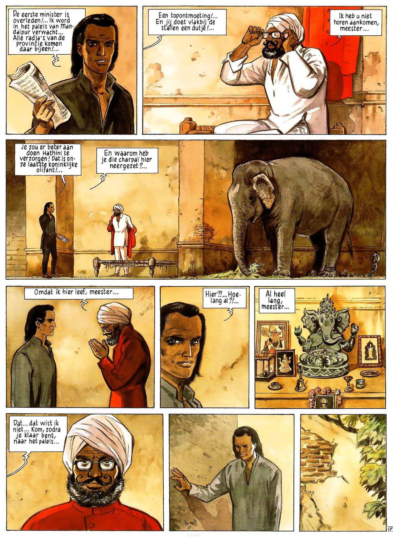 India Dreams - 03 - In De Schaduw Van De Bougainvilles (Dutch) Engelstalige en Duitse strips die op deze site staan, hier is de Nederlandse uitgave! 19