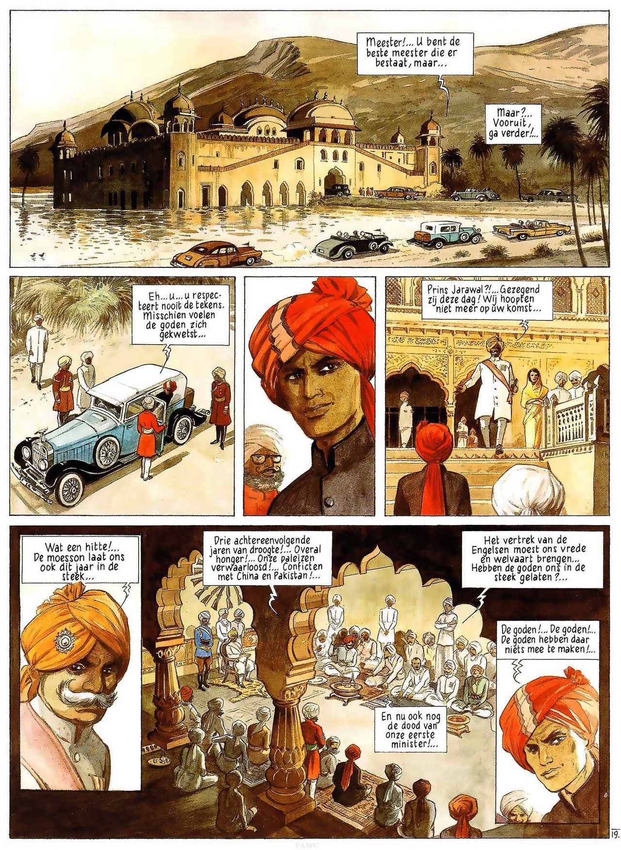 India Dreams - 03 - In De Schaduw Van De Bougainvilles (Dutch) Engelstalige en Duitse strips die op deze site staan, hier is de Nederlandse uitgave! 21