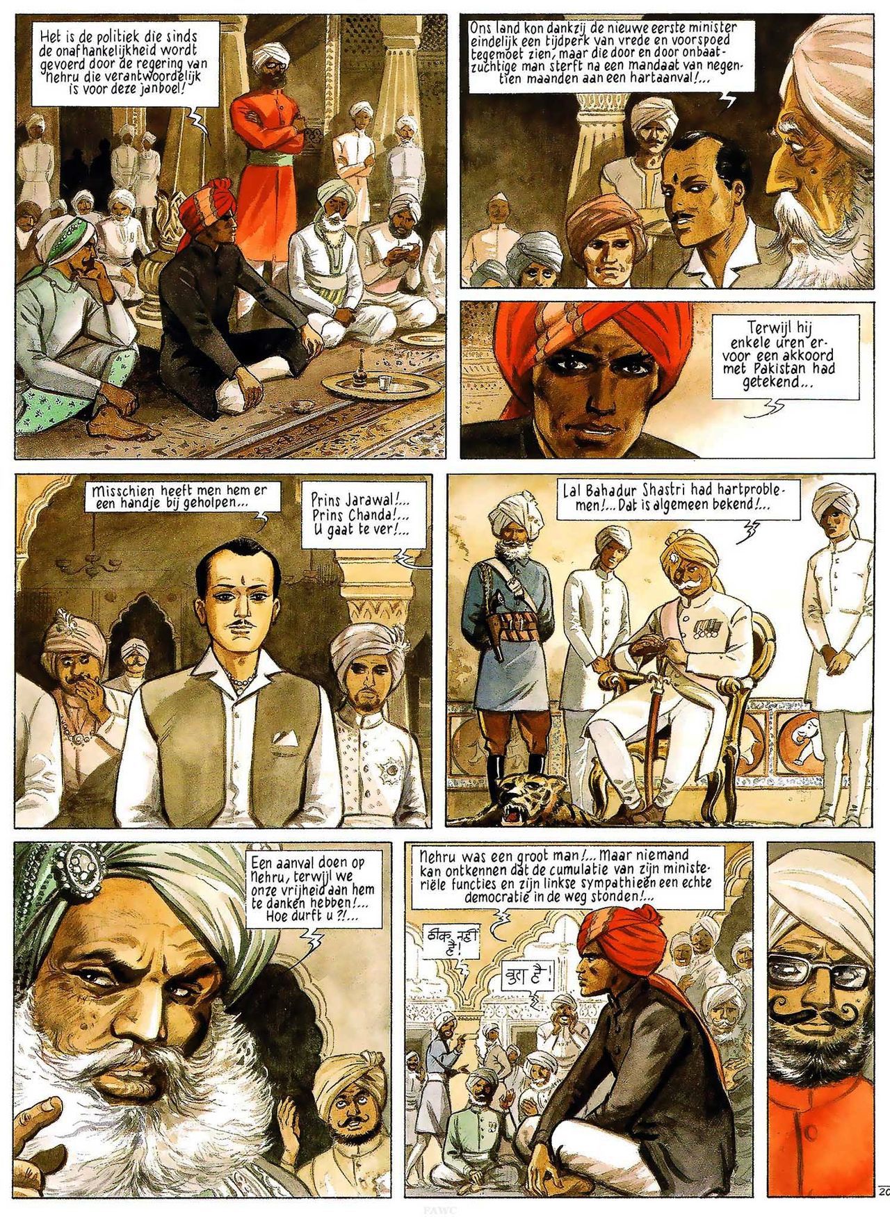 India Dreams - 03 - In De Schaduw Van De Bougainvilles (Dutch) Engelstalige en Duitse strips die op deze site staan, hier is de Nederlandse uitgave! 22