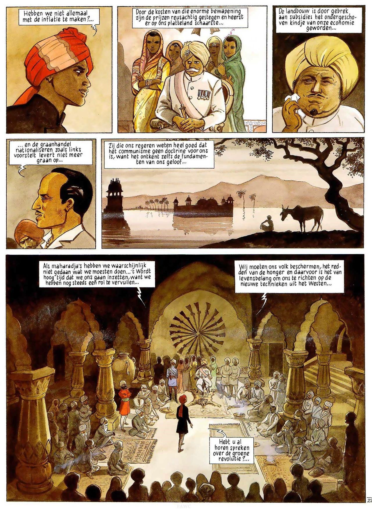 India Dreams - 03 - In De Schaduw Van De Bougainvilles (Dutch) Engelstalige en Duitse strips die op deze site staan, hier is de Nederlandse uitgave! 24