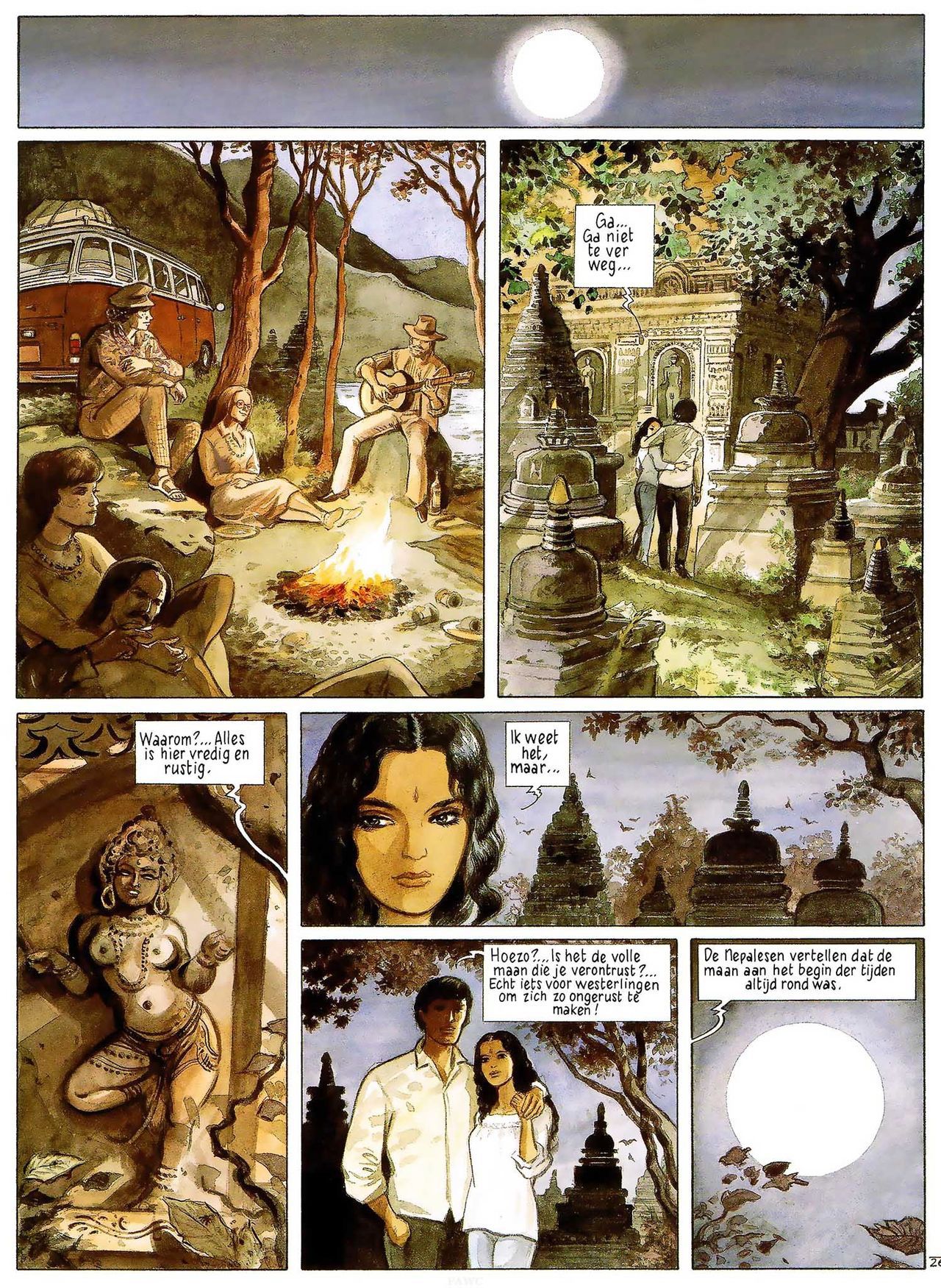 India Dreams - 03 - In De Schaduw Van De Bougainvilles (Dutch) Engelstalige en Duitse strips die op deze site staan, hier is de Nederlandse uitgave! 28