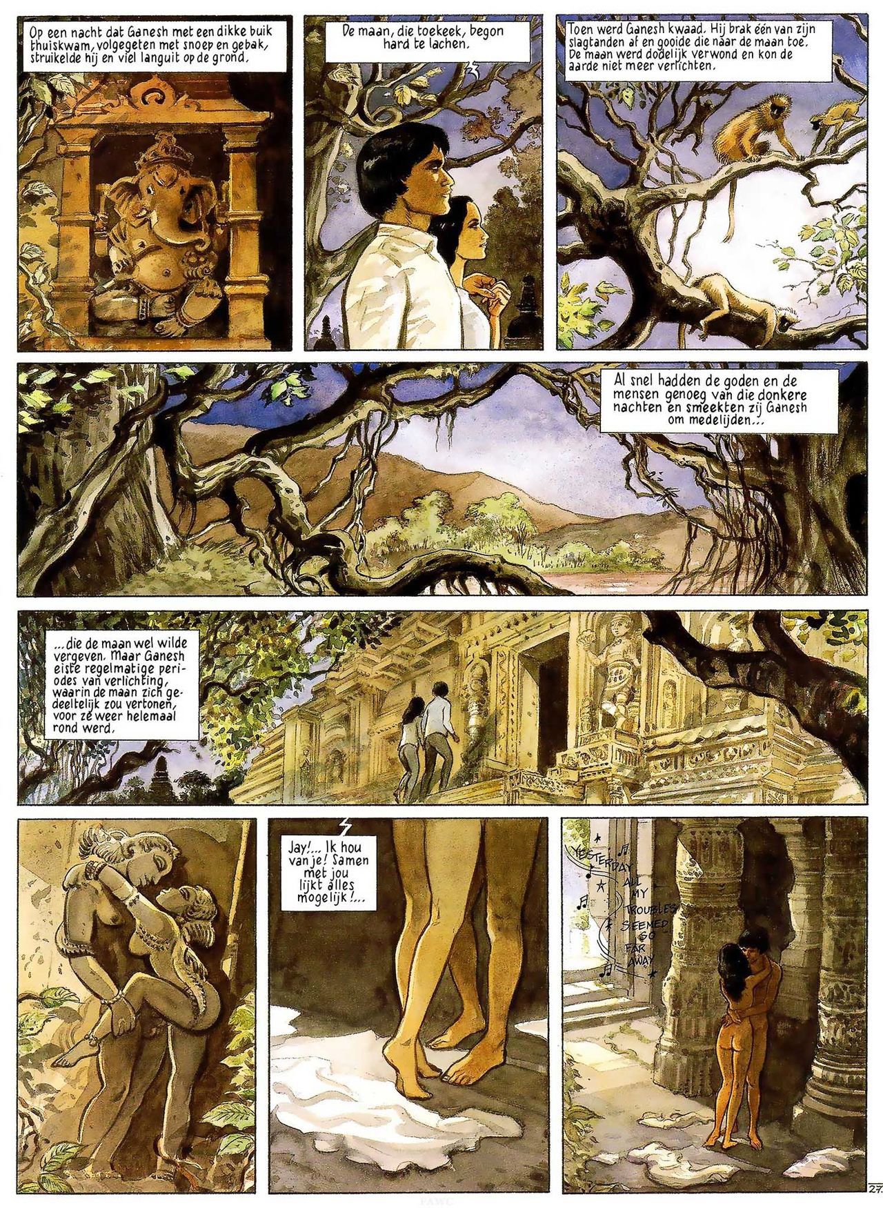 India Dreams - 03 - In De Schaduw Van De Bougainvilles (Dutch) Engelstalige en Duitse strips die op deze site staan, hier is de Nederlandse uitgave! 29