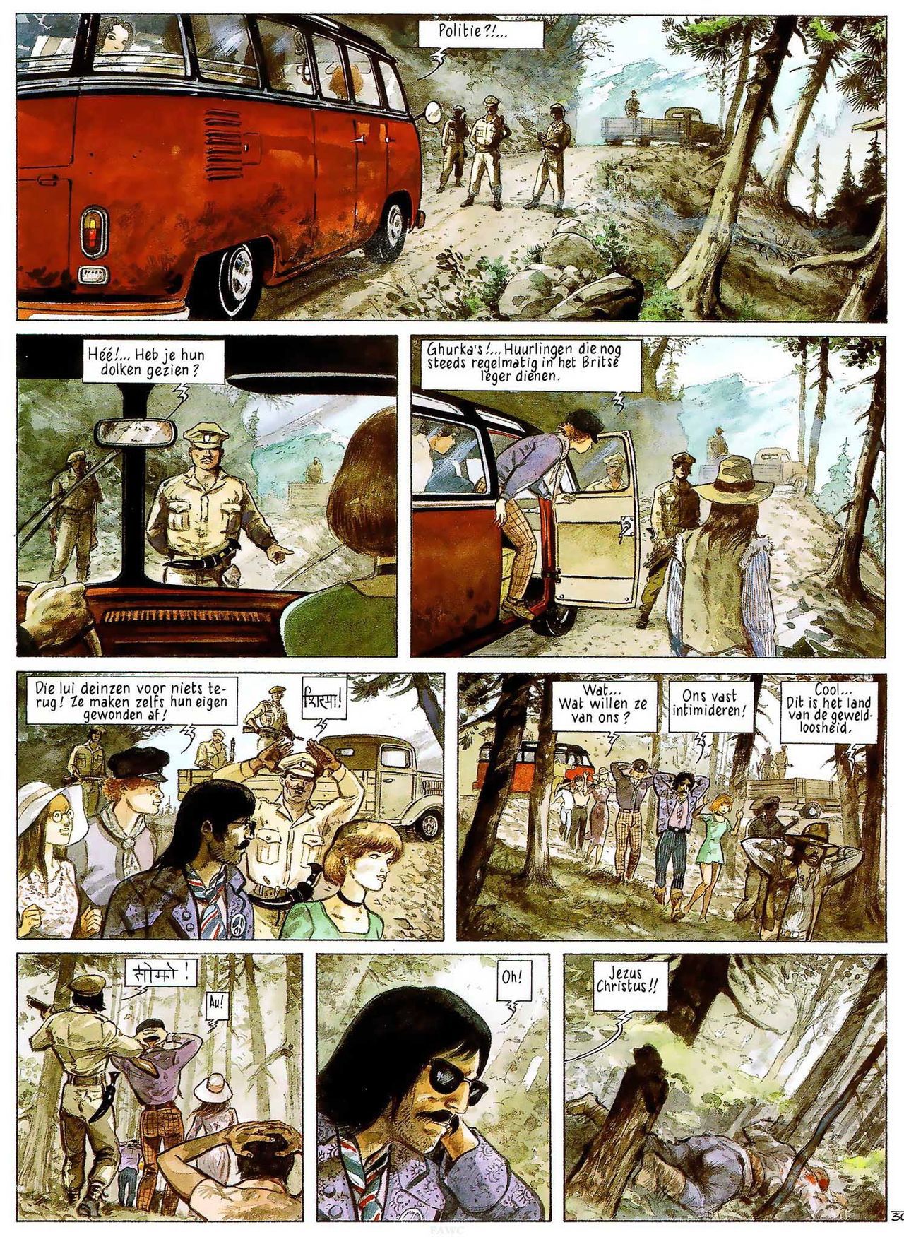 India Dreams - 03 - In De Schaduw Van De Bougainvilles (Dutch) Engelstalige en Duitse strips die op deze site staan, hier is de Nederlandse uitgave! 32