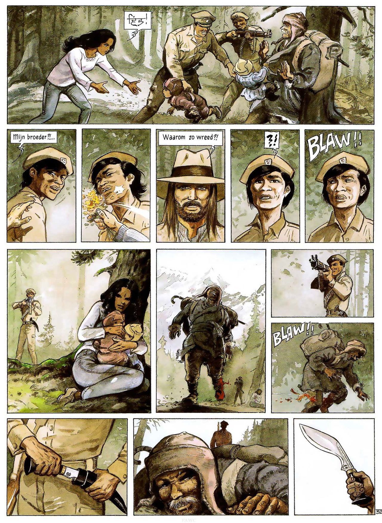 India Dreams - 03 - In De Schaduw Van De Bougainvilles (Dutch) Engelstalige en Duitse strips die op deze site staan, hier is de Nederlandse uitgave! 34