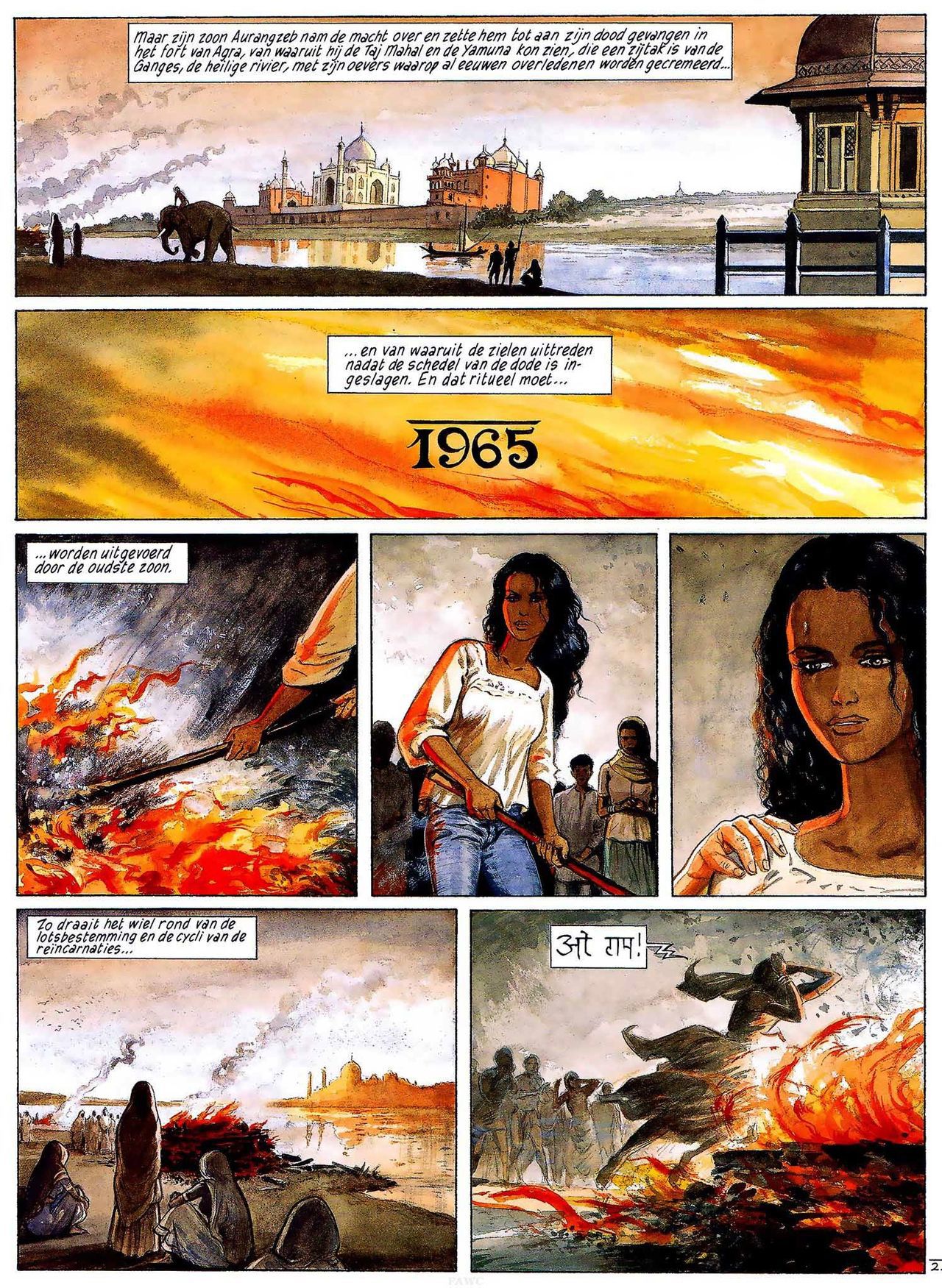 India Dreams - 03 - In De Schaduw Van De Bougainvilles (Dutch) Engelstalige en Duitse strips die op deze site staan, hier is de Nederlandse uitgave! 4