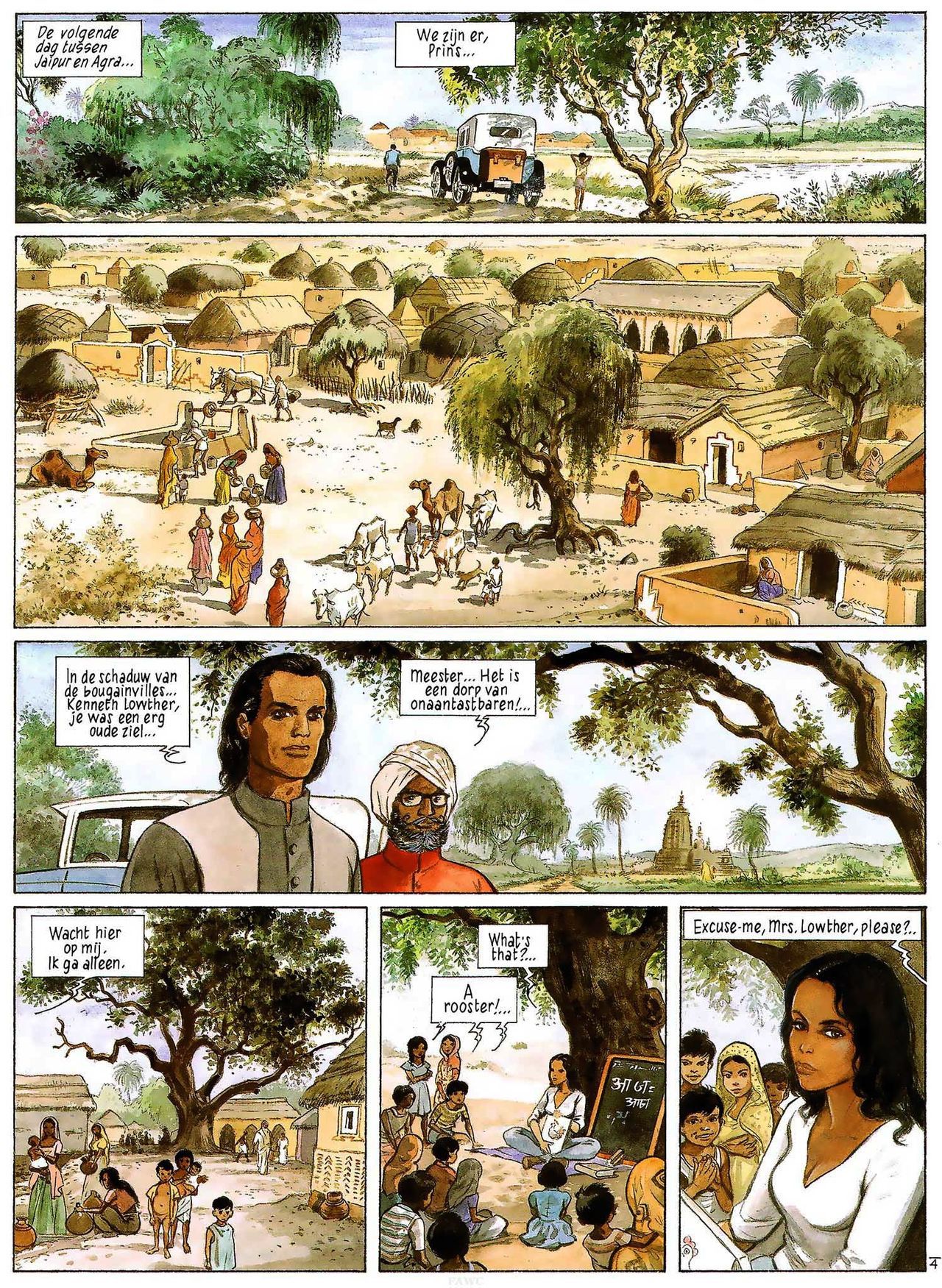 India Dreams - 03 - In De Schaduw Van De Bougainvilles (Dutch) Engelstalige en Duitse strips die op deze site staan, hier is de Nederlandse uitgave! 6