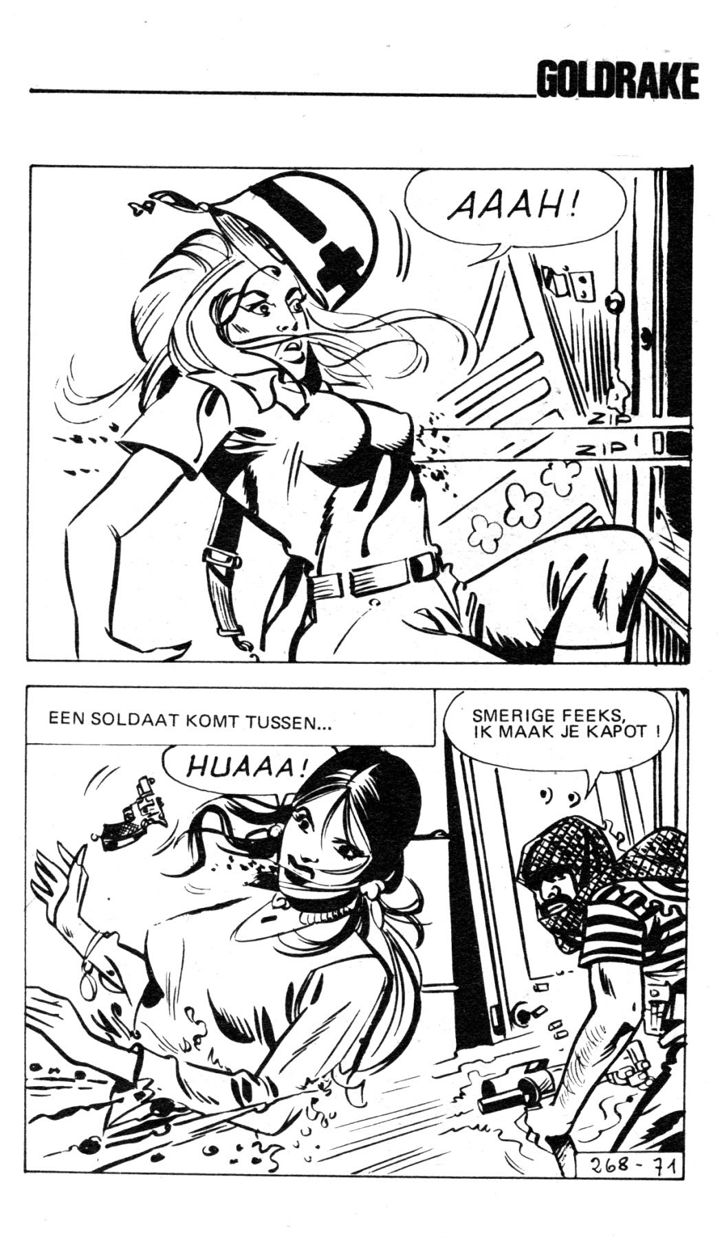 Goldrake - 62 - De Libanees (Dutch) In 5 series...78 Nog niet geplaatste strips uit de "Goldrake" serie 73