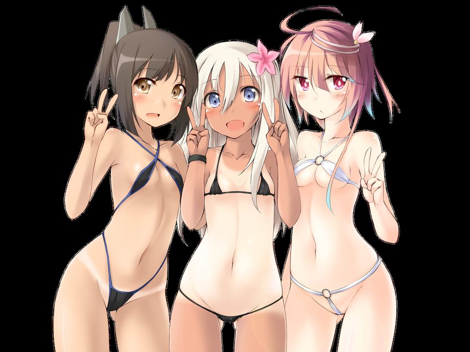 [Erocola Character Material] PNG background transparent erotic image, such as anime characters Part 269 41