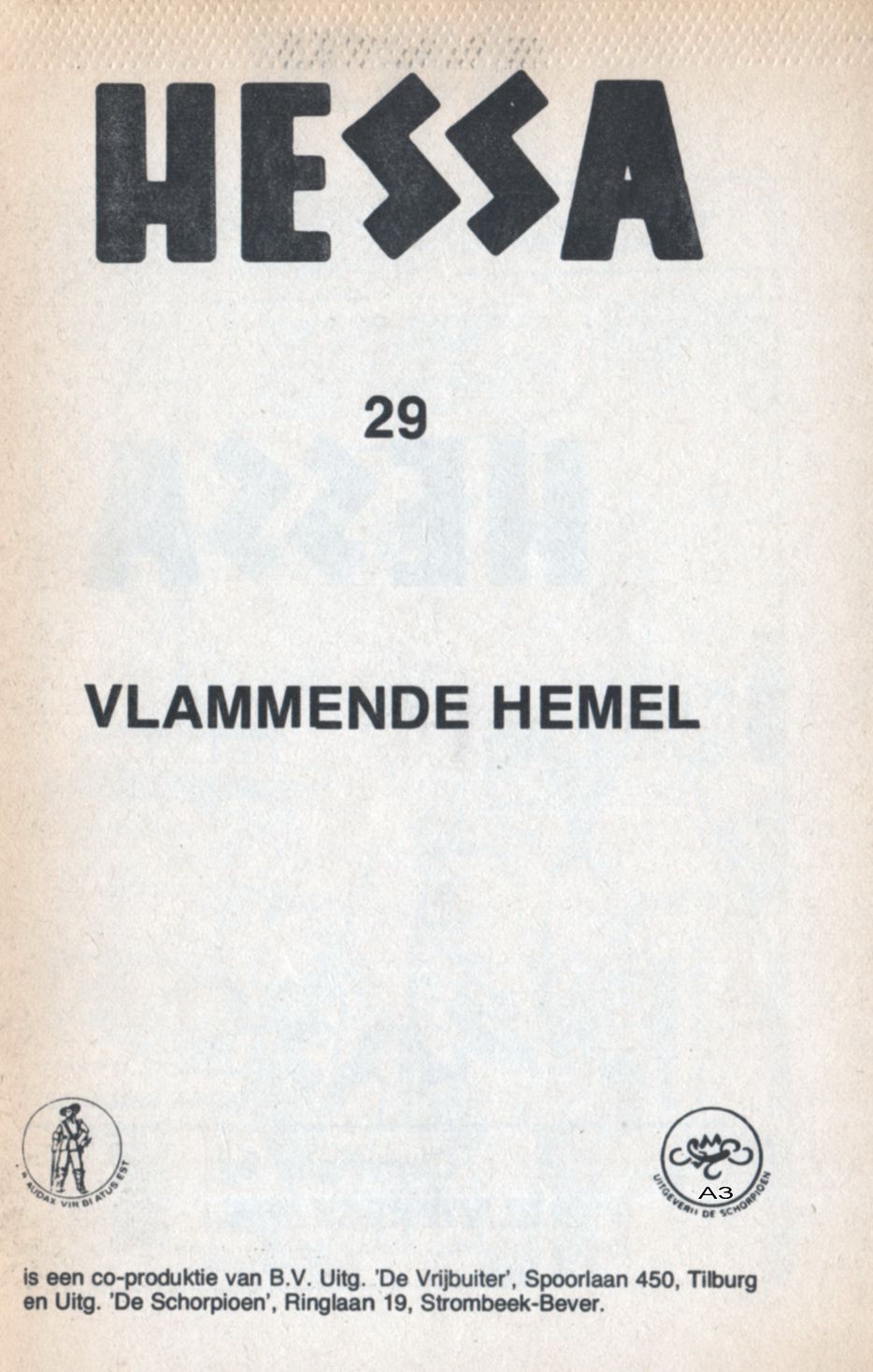 Hessa - 29 - Vlammende Hemel (Dutch) De complete Hessa serie, niet allemaal even mooi...ze komen druppelsgewijs. 2