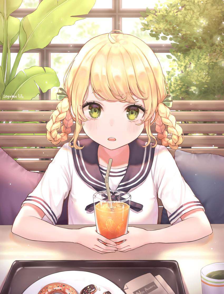 [See you again! Secondary images of iced tea and girls 25