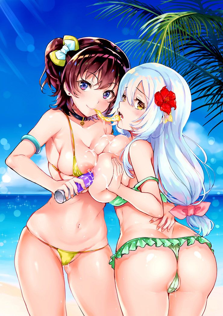[100 sheets] 2019 summer is also over, so the second image of the sea and swimsuit beautiful girl is a secondary image-paying sle 11