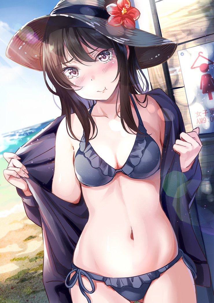 [100 sheets] 2019 summer is also over, so the second image of the sea and swimsuit beautiful girl is a secondary image-paying sle 17