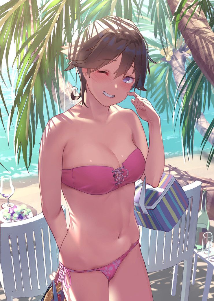 [100 sheets] 2019 summer is also over, so the second image of the sea and swimsuit beautiful girl is a secondary image-paying sle 20