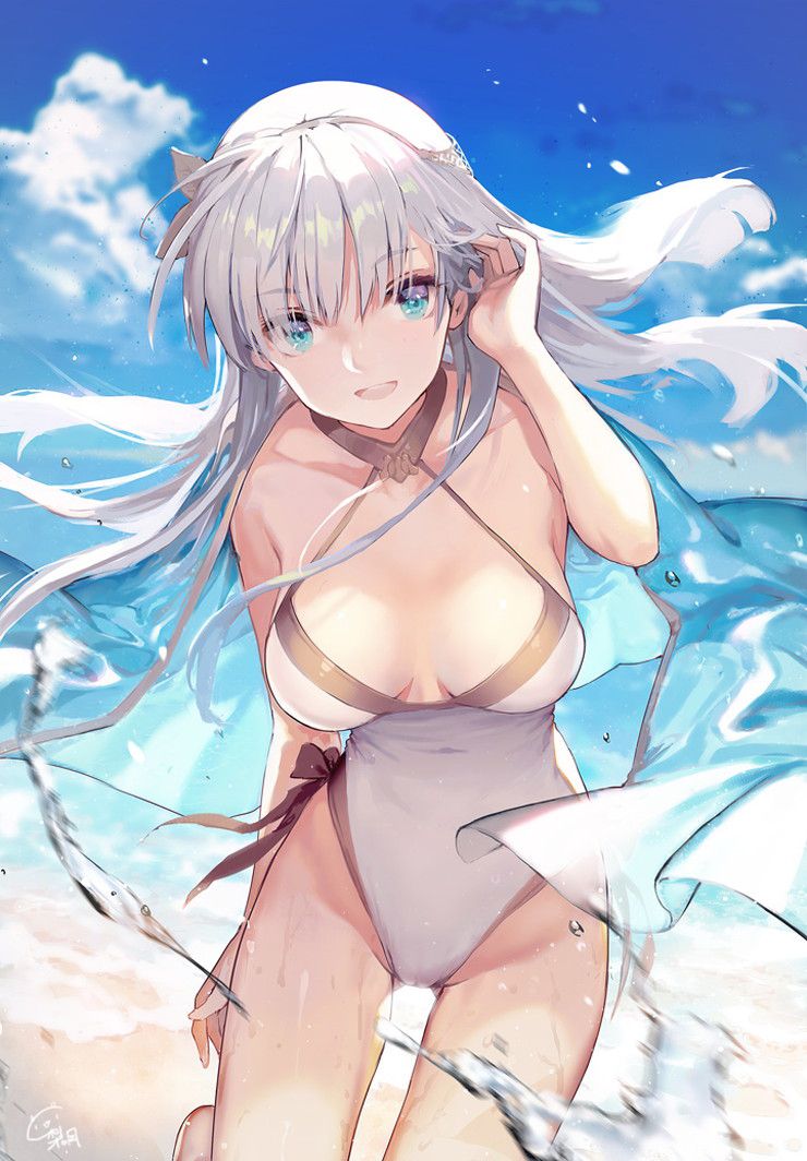 [100 sheets] 2019 summer is also over, so the second image of the sea and swimsuit beautiful girl is a secondary image-paying sle 33