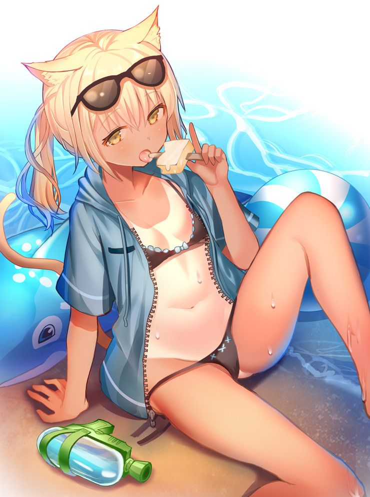 [100 sheets] 2019 summer is also over, so the second image of the sea and swimsuit beautiful girl is a secondary image-paying sle 34