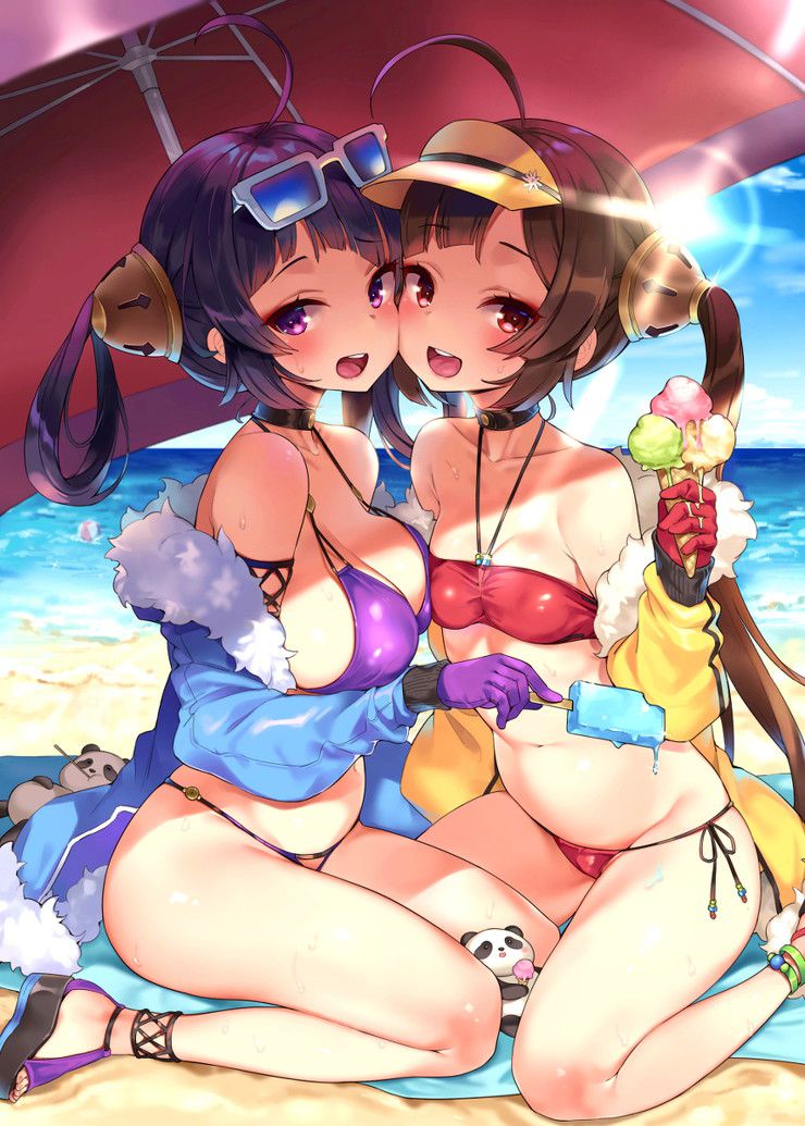 [100 sheets] 2019 summer is also over, so the second image of the sea and swimsuit beautiful girl is a secondary image-paying sle 43