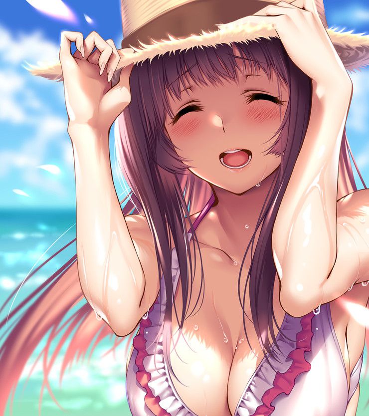 [100 sheets] 2019 summer is also over, so the second image of the sea and swimsuit beautiful girl is a secondary image-paying sle 55