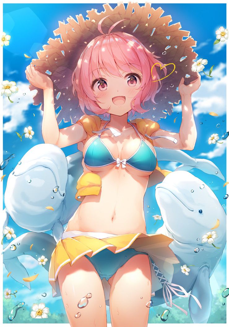 [100 sheets] 2019 summer is also over, so the second image of the sea and swimsuit beautiful girl is a secondary image-paying sle 56
