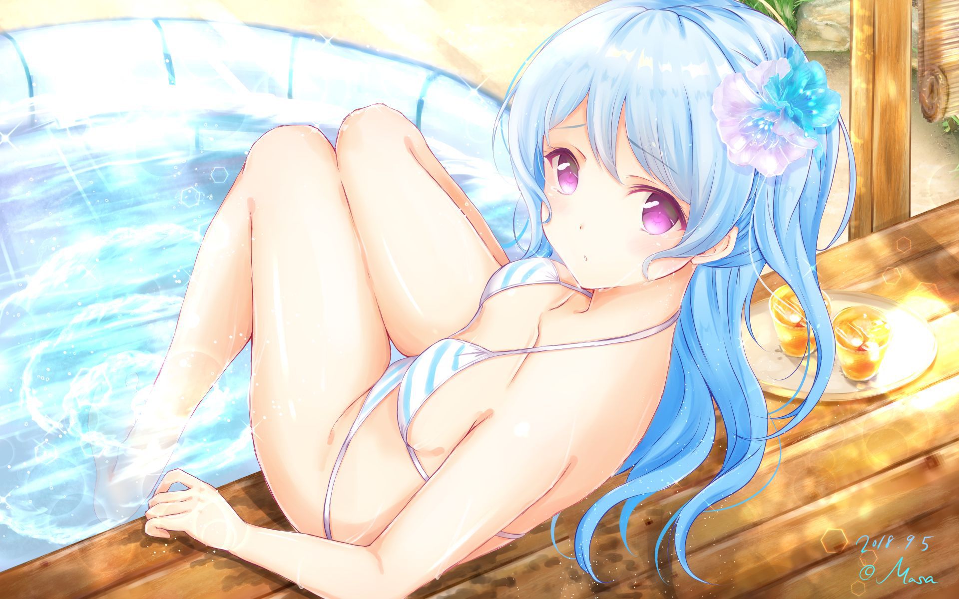 [2nd] Secondary erotic image of a girl with blue or light blue hair Part 18 [ blue hair ] 23