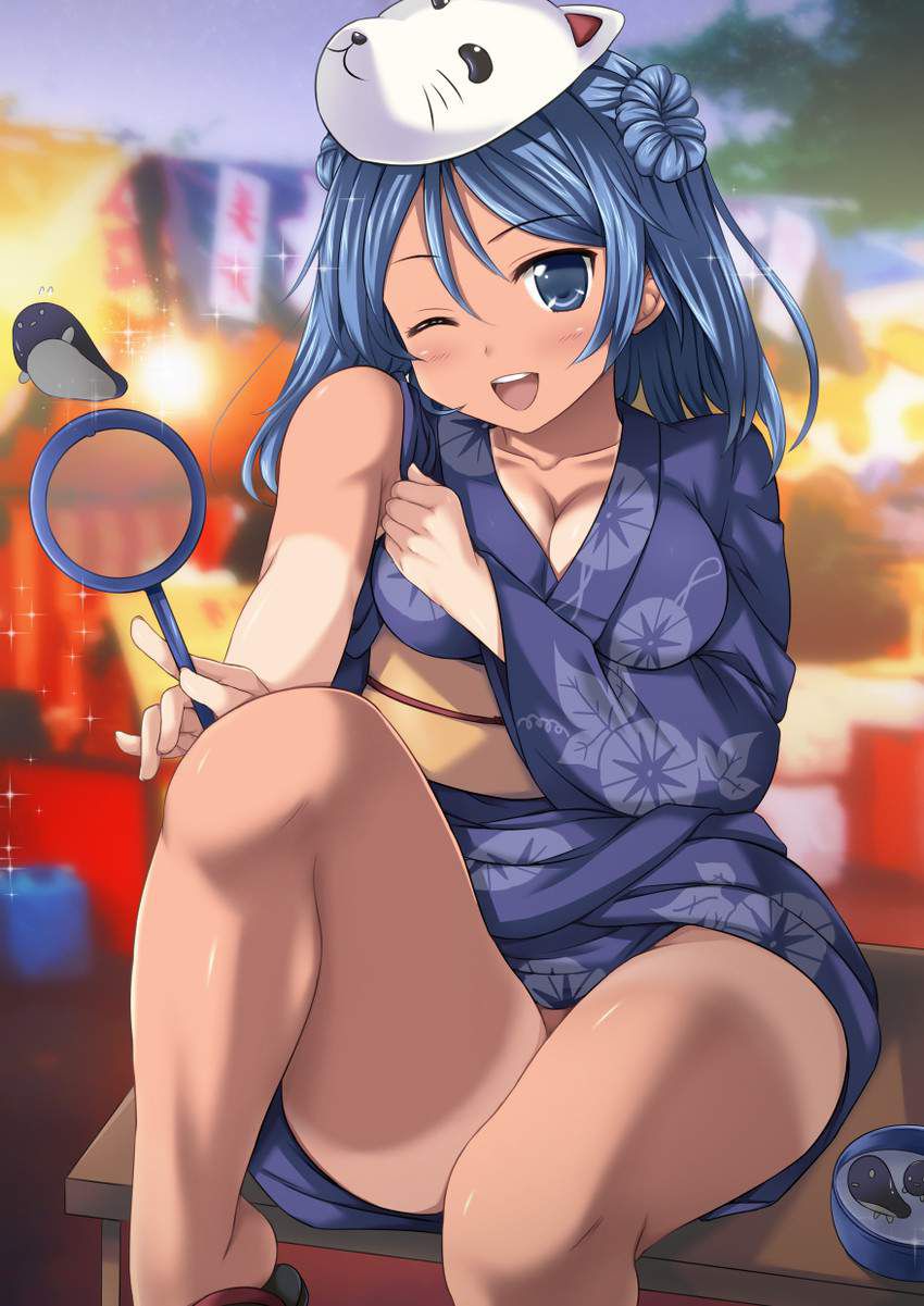 [Panty line measures] secondary erotic image of girls wearing yukata in no pan 14