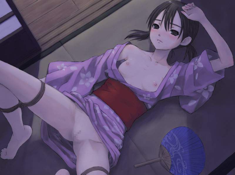 [Panty line measures] secondary erotic image of girls wearing yukata in no pan 19
