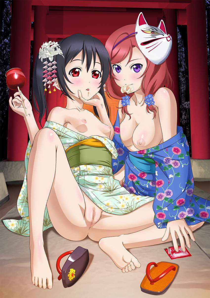[Panty line measures] secondary erotic image of girls wearing yukata in no pan 23
