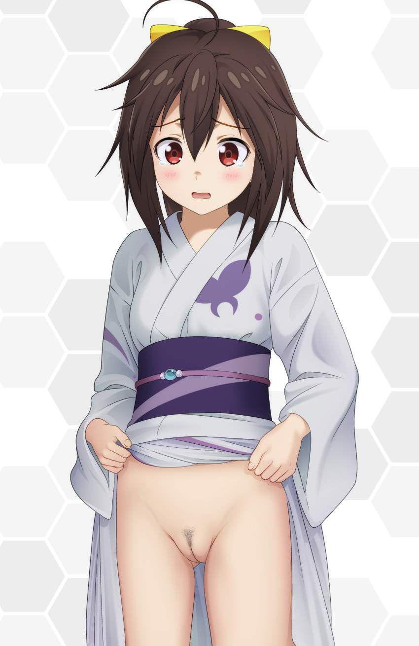 [Panty line measures] secondary erotic image of girls wearing yukata in no pan 32