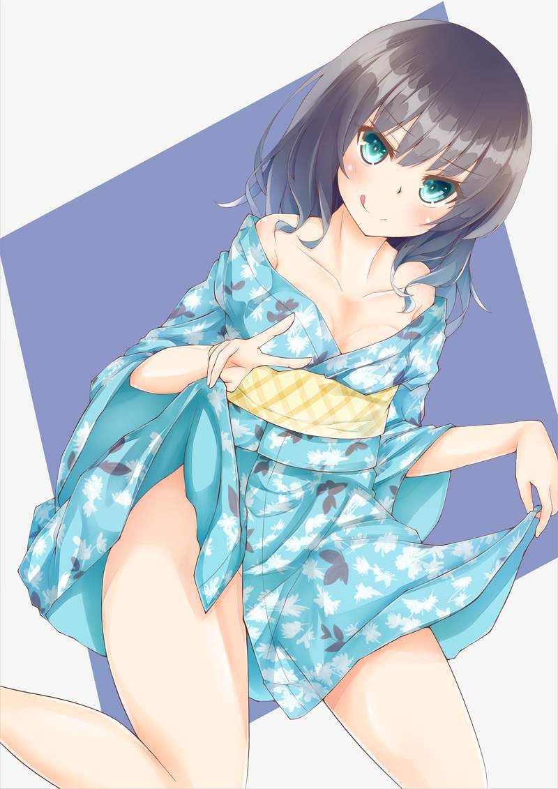 [Panty line measures] secondary erotic image of girls wearing yukata in no pan 37