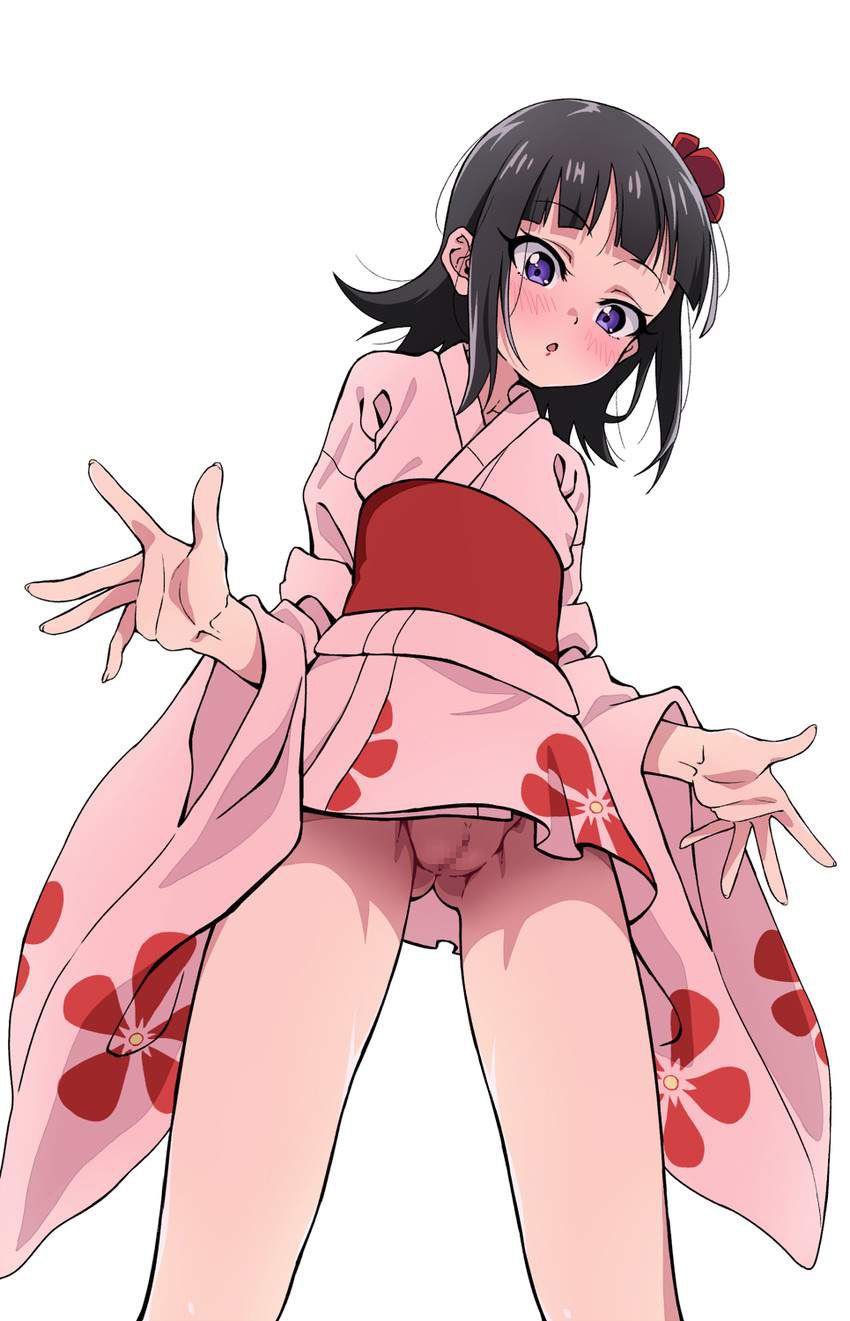 [Panty line measures] secondary erotic image of girls wearing yukata in no pan 38