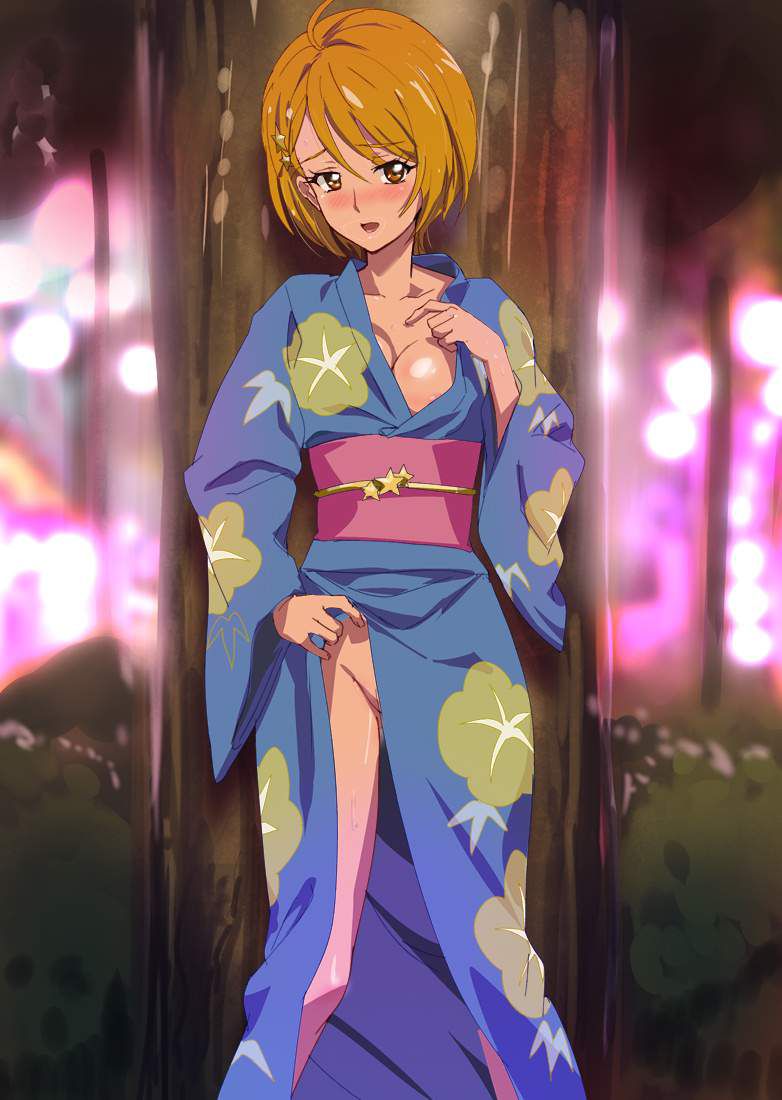 [Panty line measures] secondary erotic image of girls wearing yukata in no pan 9