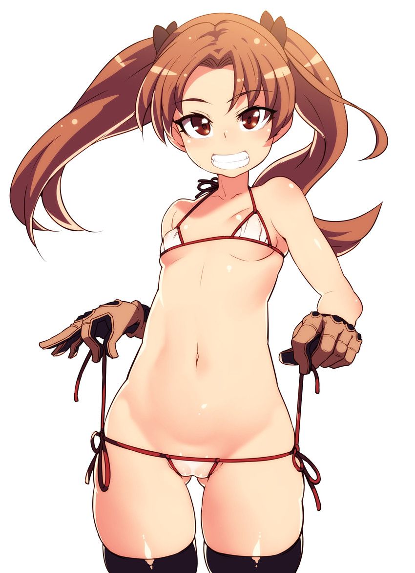 【Secondary】In fact, the erotic image of a micro bikini girl who looks like a crazy person when she wears it on a beach like this 30