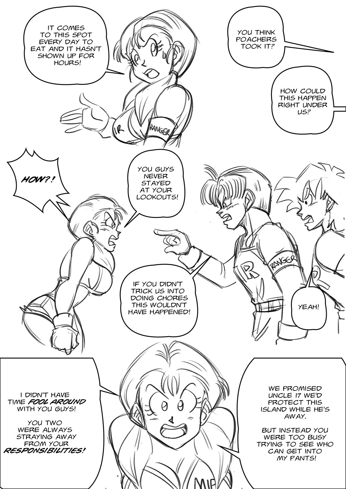 [FunsexyDB] Ranger Trouble (Dragon Ball Z) [Ongoing] 13