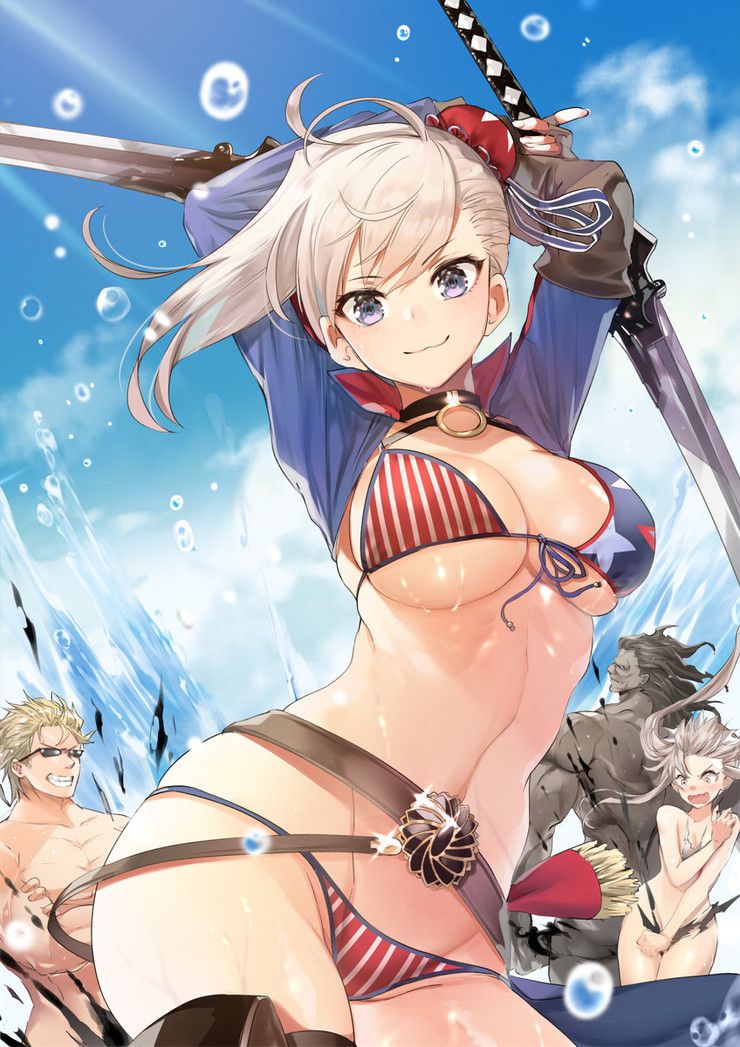 [FGO] swimsuit Miyamoto Musashi erotic image summary! 【There is a Second Coming】 13