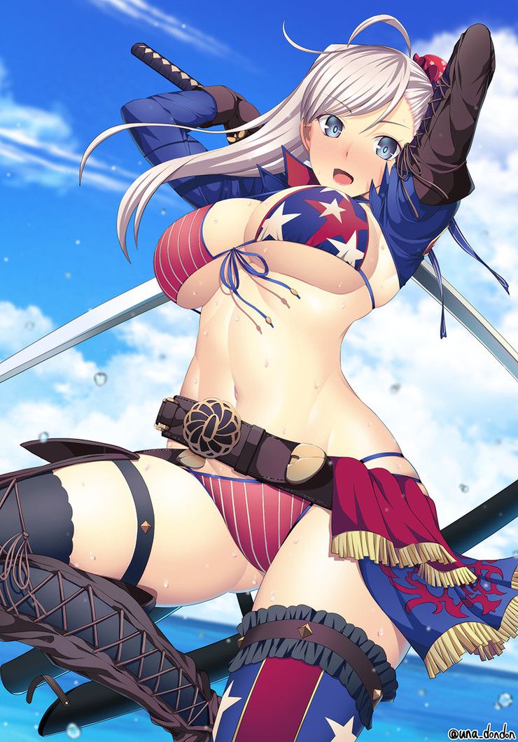 [FGO] swimsuit Miyamoto Musashi erotic image summary! 【There is a Second Coming】 14