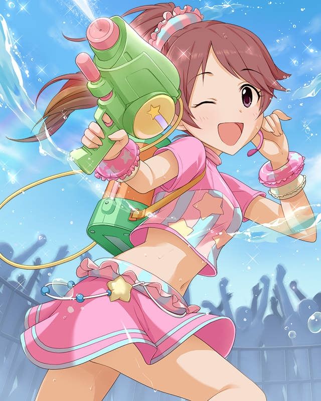 Pupi-yupi-pupi-up Image of a second girl in a bathing suit with a water gun 11